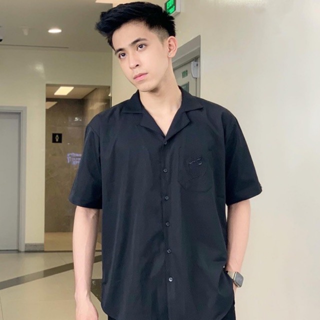 UPZ Áo Sơmi Túi Thêu Unicorn Babe (5 Màu)