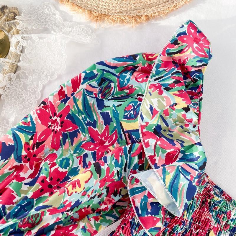 Áo lửng chiffon in hoa thời trang Hàn Quốc