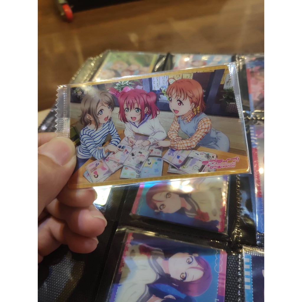 Thẻ bài sưu tầm bánh xốp Idol Love Live LL 24 - Tặng bọc bài nhựa bảo quản