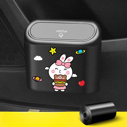 Thùng rác mini đặt trên xe ô tô