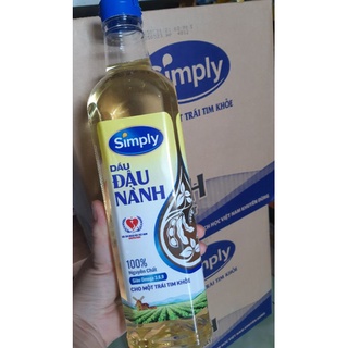 Dầu đậu nành simply chai 1 Lit