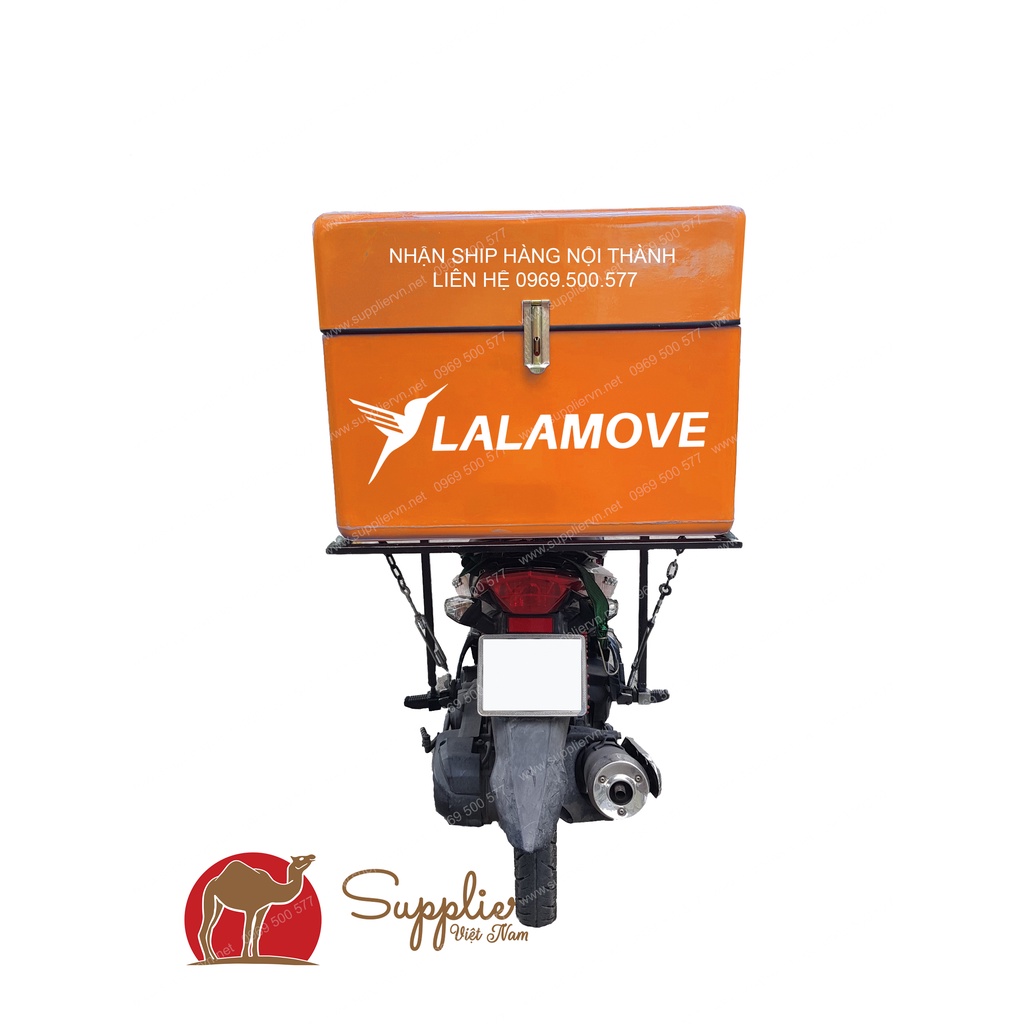 Thùng composite chở hàng giao nhận bằng xe máy 💖FREESHIP💖 kích thước 66x52x47CM MSP: TCH010