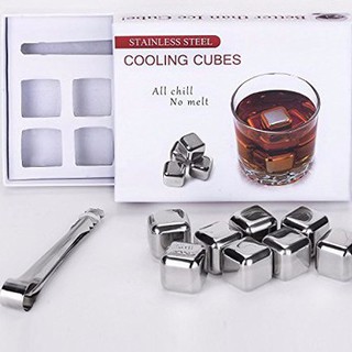 Đá Lạnh Không Tan Cooling Cubes 8 Viên, Đá Kim Loại Vĩnh Cửu