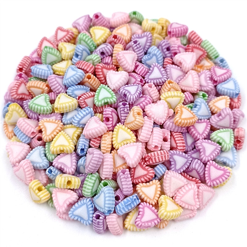 Set 20/40/80 Hạt Nhựa Acrylic Làm Trang Sức Thủ Công Đa Dụng