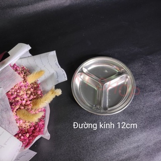 DĨA (CHÉN) ĐỰNG NƯỚC CHẤM 2 NGĂN VÀ 3 NGĂN