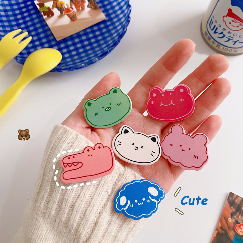 Kẹp Tóc Nhiều Màu Hình Động Vật Dễ Thương Cho Nữ