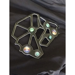 Nẹp sườn nhôm cnc đi kèm ốc titan gr5 cho satria raider fi