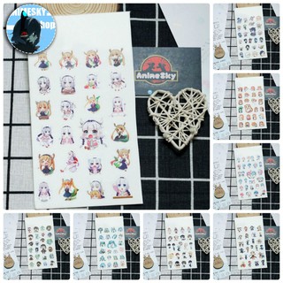 Sticker Anime loại hình nhỏ đủ nhiều mẫu - Hình dán Anime