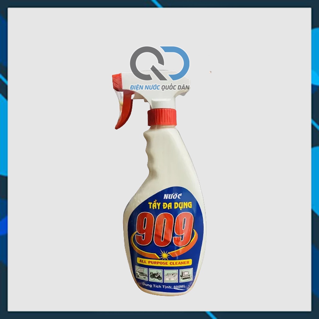 Chất tẩy rửa đa năng 909 600ml - tẩy bẩn siêu mạnh, không độc hại, tẩy ố vàng, dầu mỡ
