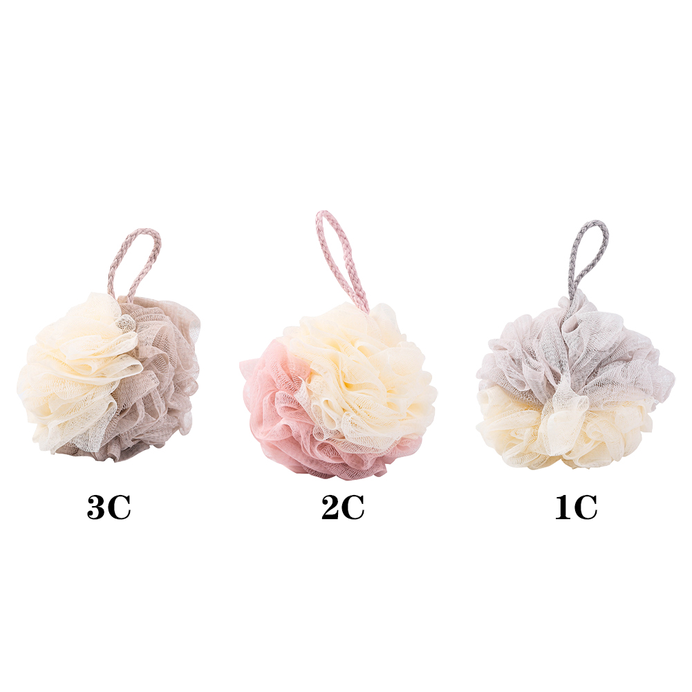 Two-color Foaming Rich Bath Ball, Stitching Color, Large Flower Bath Ball, Bath Ball, Adult Toiletries, Color Matching HBFQ