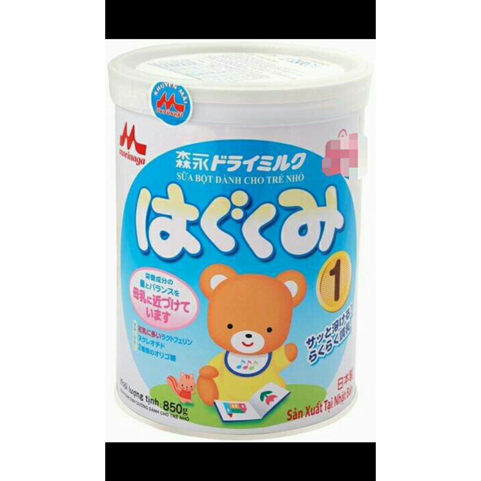 [GIÁ HỦY DIỆT]SỮA MORINAGA SỐ 1 850G DATE T2/2021 TÁCH ĐAI (HÀNG CHÍNH HÃNG DO LÊ MÂY PHÂN PHỐI)