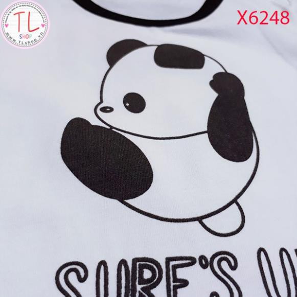 Thời trang trẻ em - Bộ áo quần thun ngắn cho bé hình gấu panda - Quần áo bé trai - Bộ bé trai - Quần áo bé gái - Bộ bé g