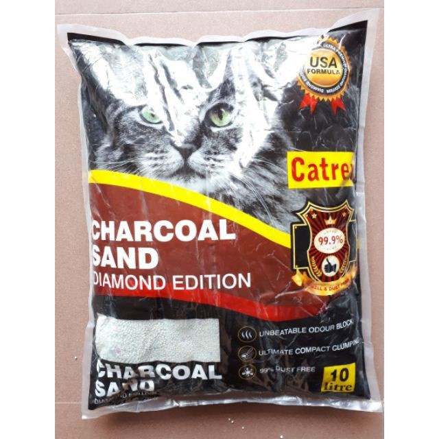 Cát vệ sinh Charoal Sand của Mỹ 10L - Cà Phê, Chanh, Táo, Hoa Hồng