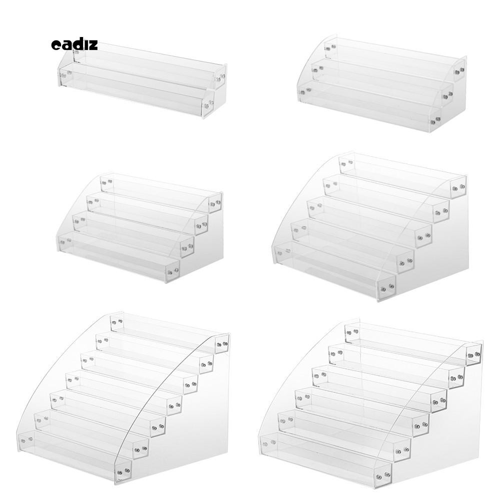 Kệ đựng sơn móng tay bằng nhựa trong suốt nhiều tầng