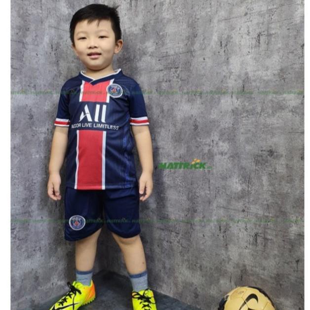 Đồ thể thao bóng đá trẻ em 2021 (11kg - 41kg), thun Sài Gòn thoáng mát, chất lượng, xưởng bán sỉ toàn quốc uy tín  ཾ