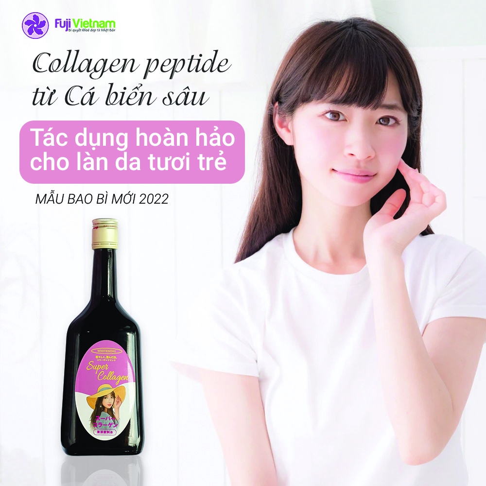 Nước Uống Làm Chậm Quá Trình Lão Hoá Fuji Super Collagen Nhật Bản 720ml
