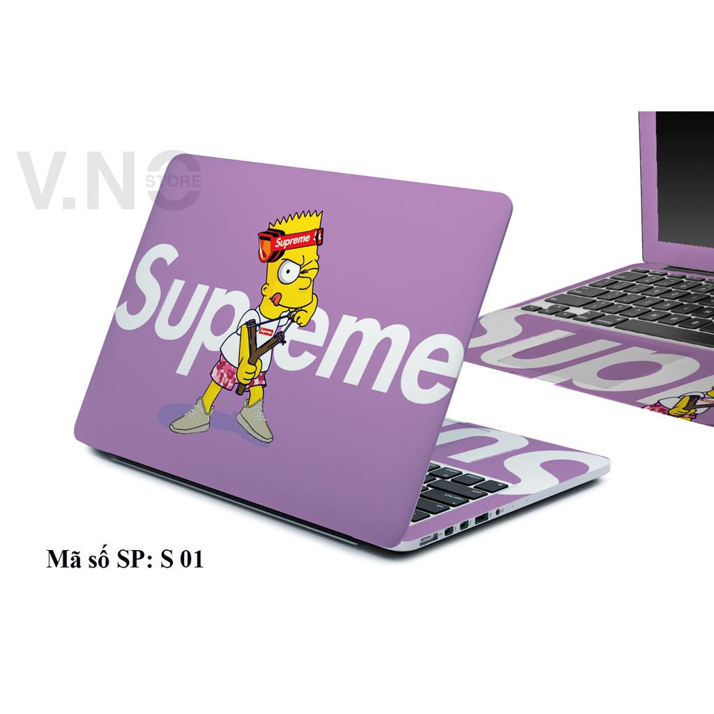 Miếng dán máy tính V.NO SKIN Simpson supreme cao cấp các dòng máy dell/asus/acer/lenovo/hp/macbook | BigBuy360 - bigbuy360.vn