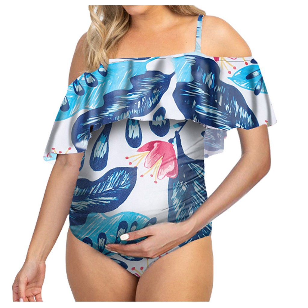 Đồ Bơi Một Mảnh Hoạ Tiết Kẻ Sọc Cho Phụ Nữ Mang Thai | BigBuy360 - bigbuy360.vn