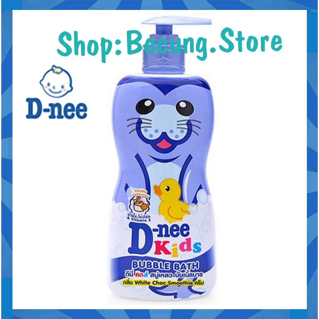 Sữa tắm gội Dnee Kid hình thú Thái Lan 400ml, tắm gội toàn thân cho bé.