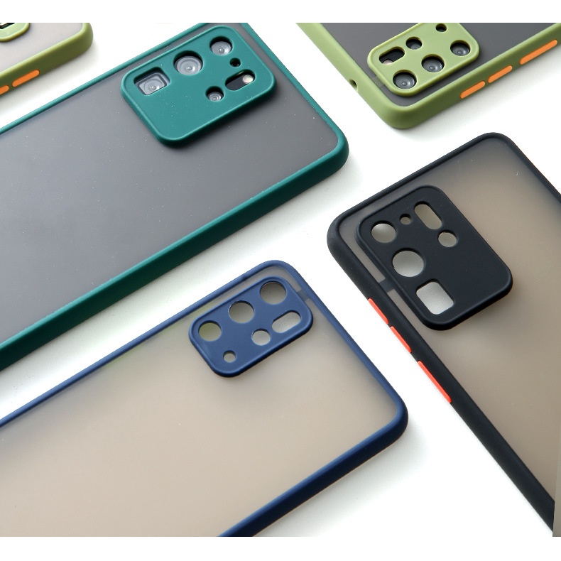 Ốp lưng samsung S21 Ultra S20+ S21Fe S20 S20+ S10 S10+ S9+ S8+ Note 8 Note 9 Note 10+ Note 20 S20Fe Đen Nhám