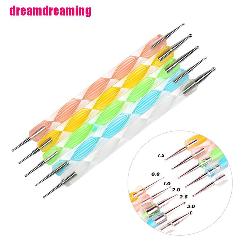 Bộ Dụng Cụ Trang Trí Móng Nghệ Thuật 5x2 Đầu 10