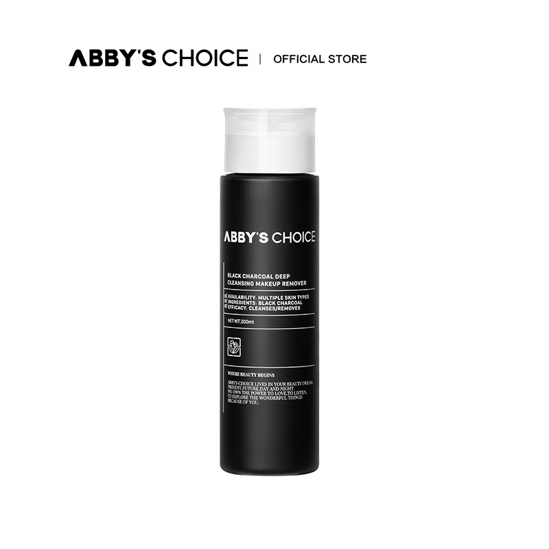 Nước tẩy trang Abby's Choice làm sạch sâu tinh chất than tre 200ml