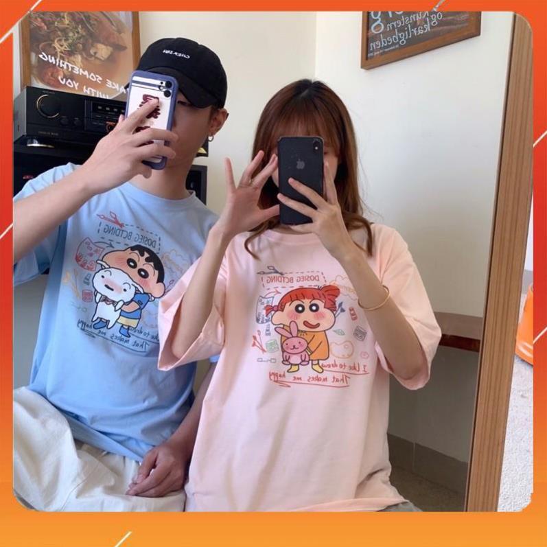 FREESHIP - Áo Phông SHIN Unisex , Cộc Tay Nam Nữ In Hình 3 Màu Q019