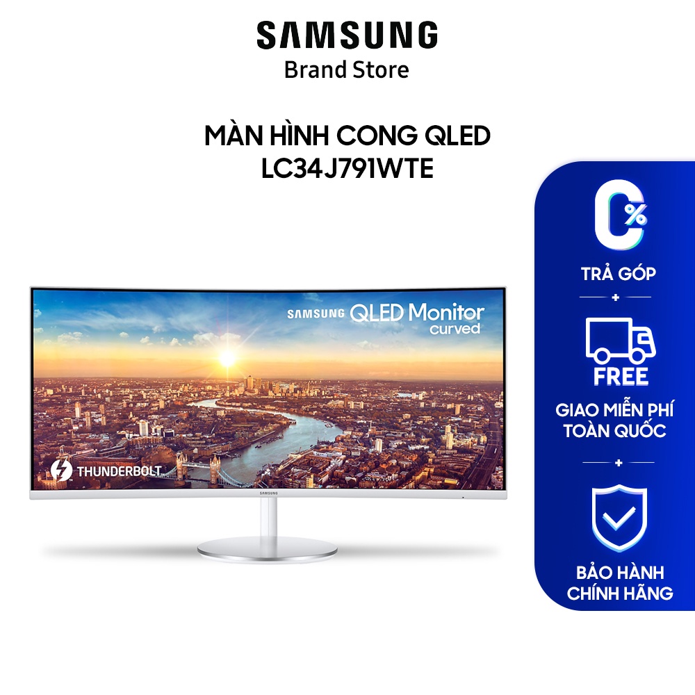 Màn hình cong Samsung QLED 34 inch LC34J791WTEXXV