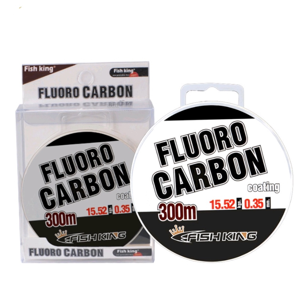 cước câu cá  FLUORO carbon 300m siêu bền