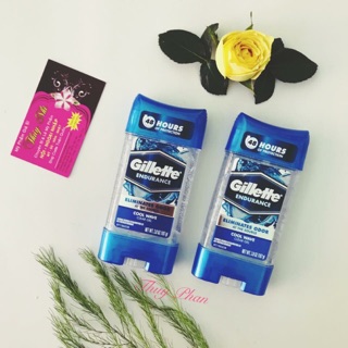 Lăn khử mùi nam Gillette Endurance Cool Wave Clear Gel