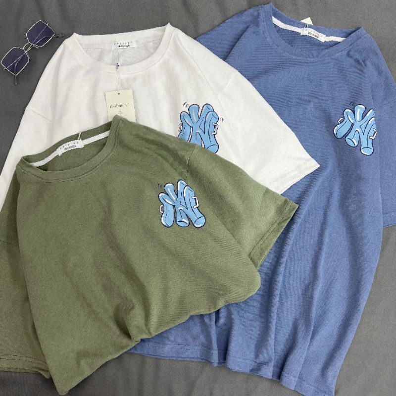 Áo thun tay lỡ 100% cotton xịn xò, nam nữ áo đôi unisex ulzzang - ẢNH THẬT