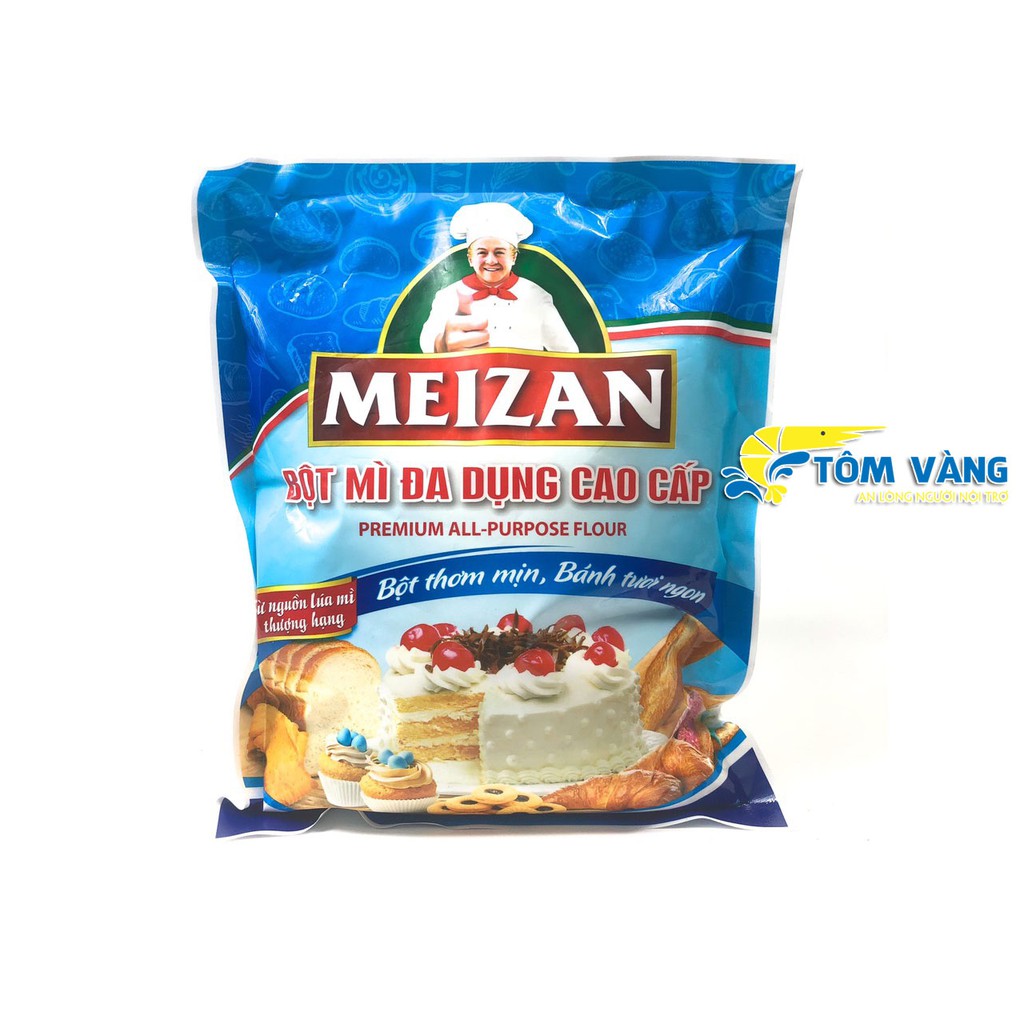 Bột Mì Đa Dụng Cao Cấp (Gói 500g) - Tôm Vàng