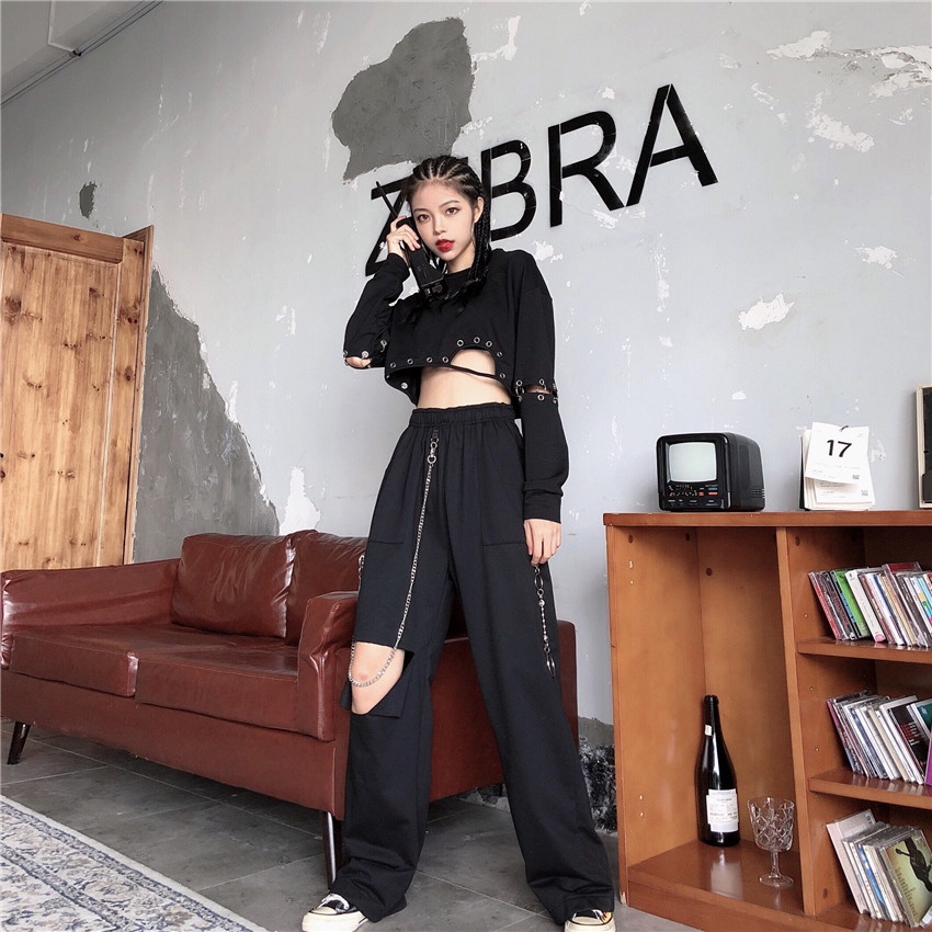 Quần thể thao ống rộng Unisex HQD36 Hỉn Hỉn Store