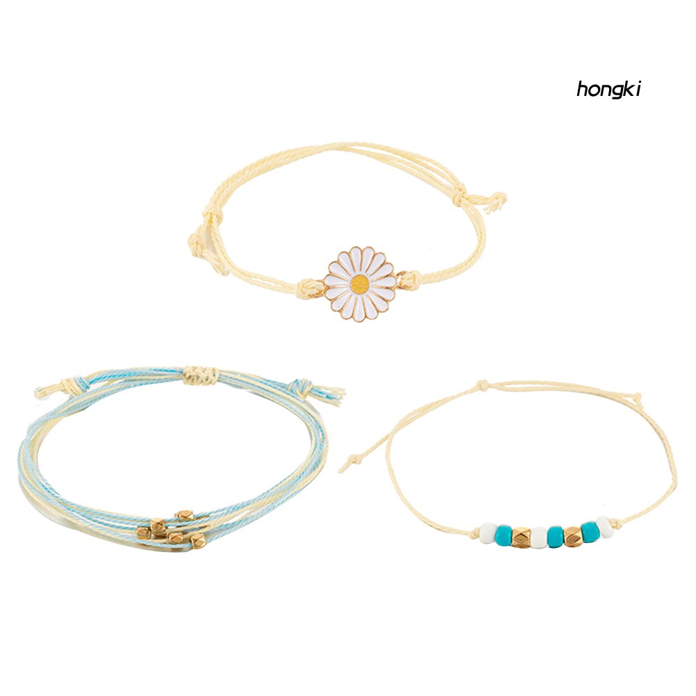 Set 3 Vòng Tay Phong Cách Bohemian Thời Trang Cho Nữ