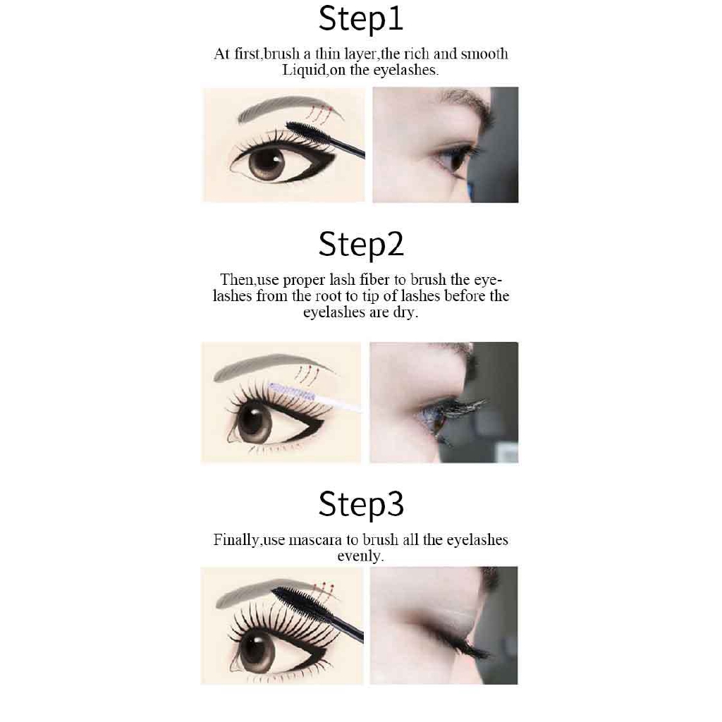 Mascara uốn cong nối dài làm dày lông mi kháng nước lâu trôi SENANA 8g