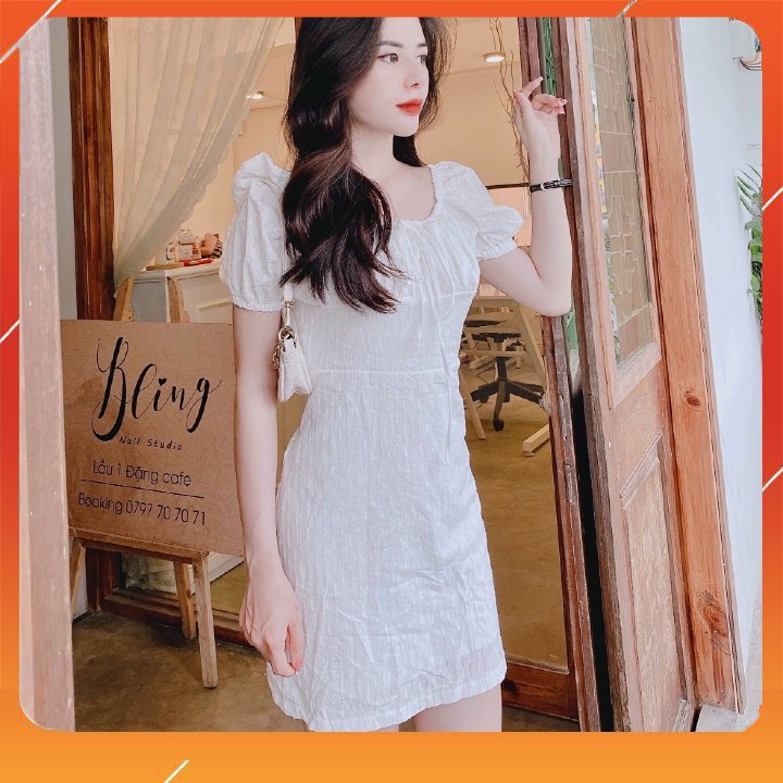 Váy nữ body chất xô thêu dày dặn / váy nữ đi chơi, đi tiệc. | BigBuy360 - bigbuy360.vn