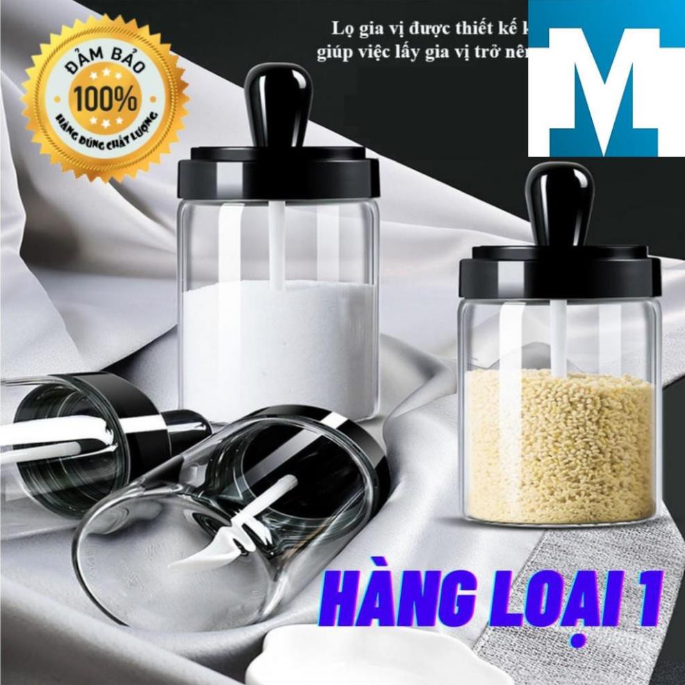 Lọ Đựng Gia Vị, Hũ Đựng Gia Vị Kèm Muỗng Mẫu Mới 2021