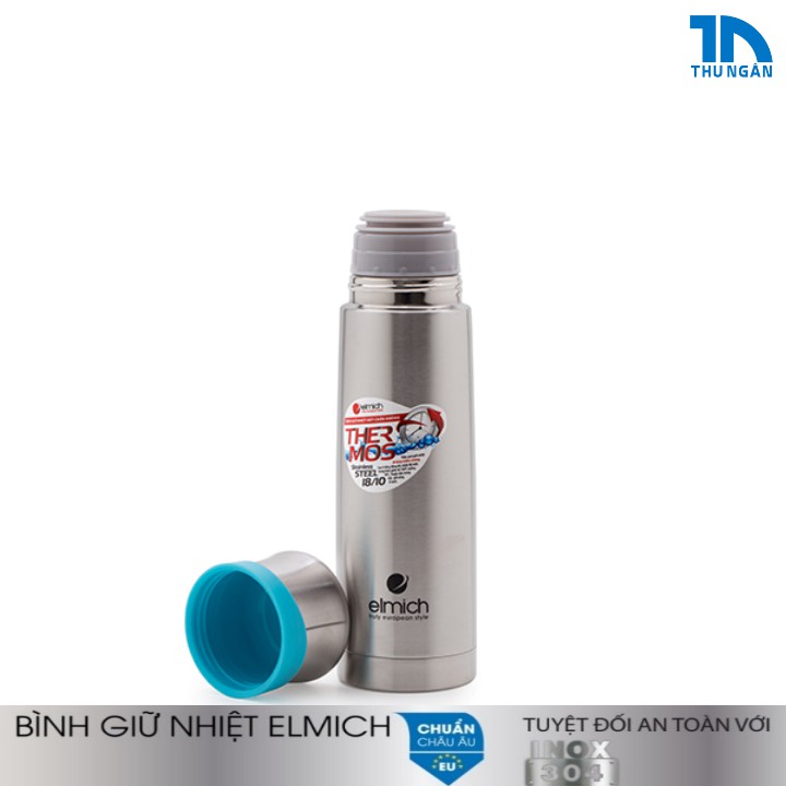 Bình giữ nhiệt Inox 304 nhập khẩu CH Séc 500ml Elmich K5 EL6386 Bảo hành 12 tháng