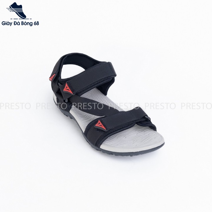 Giày sandal nam nữ chính hãng Việt Thủy quai chéo đen VT02