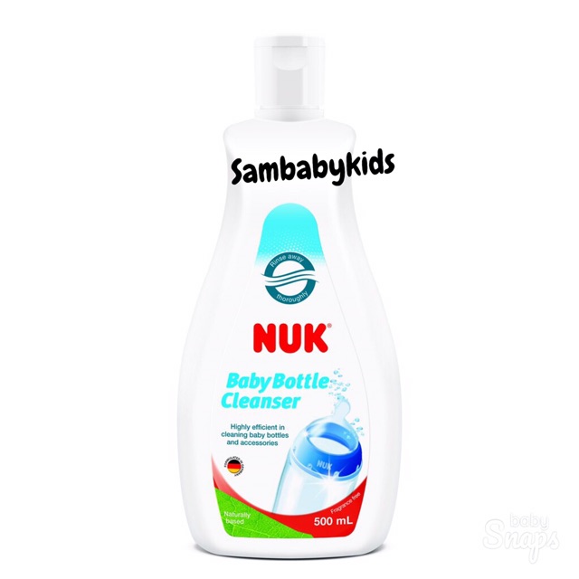 Nước Rửa Bình Sữa NUK Chính Hãng Nhập Khẩu Đức