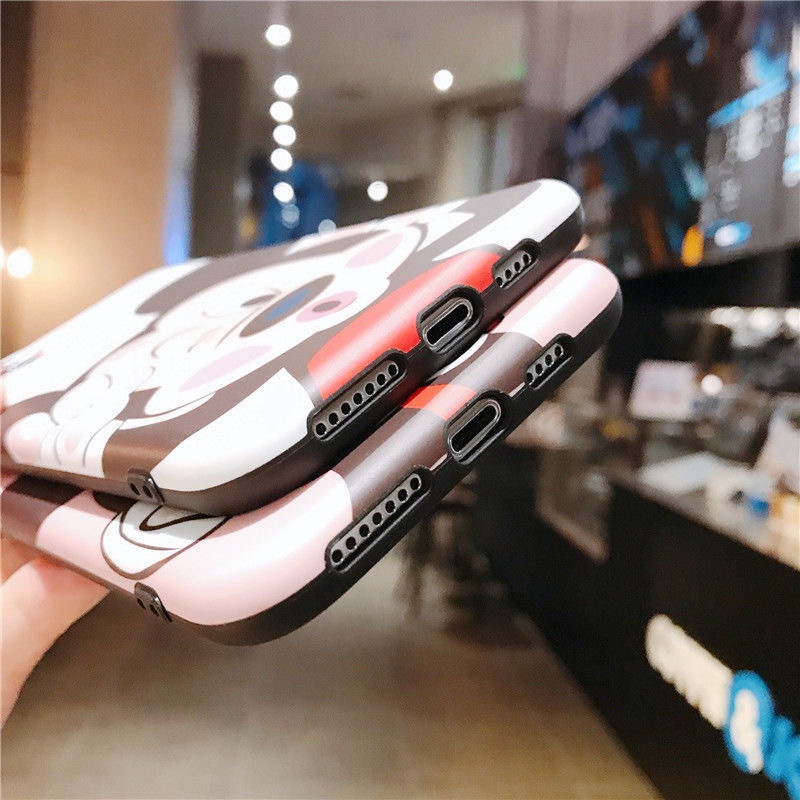 Ốp Điện Thoại Hình Chuột Mickey Minnie Cho iPhone 14 Pro Max 13 Pro Max 12 Pro Max 12 Mini 11 Pro Max 7 8 Plus SE 2020 X Xs Max XR