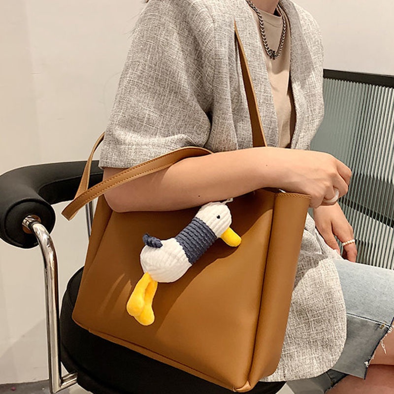 Túi đeo vai IELGY sức chứa lớn phong cách thời trang đơn giản cho nữ