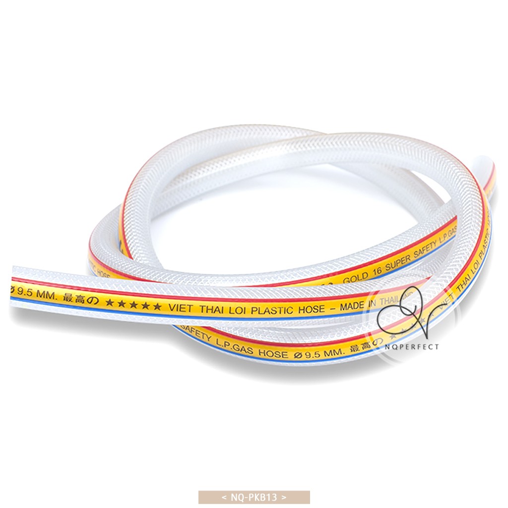 Dây dẫn gas 5 sao RINGO Viet Thai Loi Plastic Hose ϕ9.5mm - Made in Thailand  (Super safety L.P Gas hose)