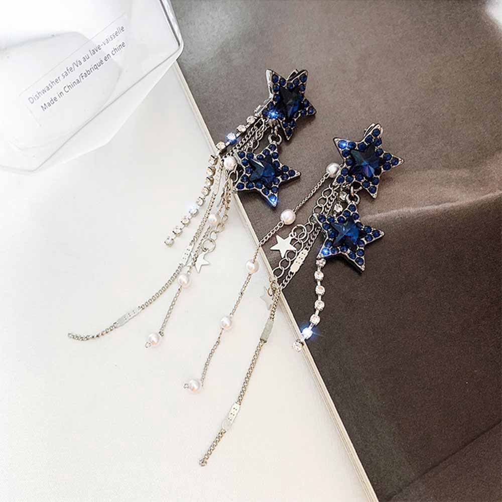 Khuyên Tai Chuỗi Đính Hạt Ngọc Trai