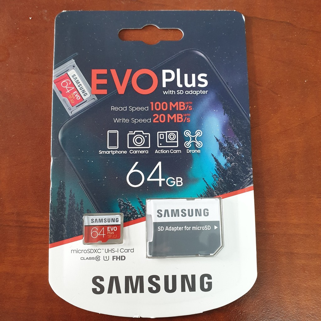 Thẻ nhớ 64G micro SD Samsung Evo Plus bản mới 2020