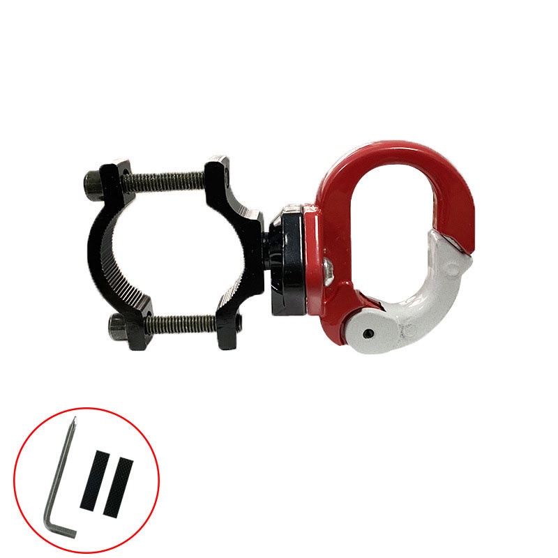 Móc chữ O treo đồ dùng đa năng chất liệu hợp kim nhôm cho xe máy/xe đạp