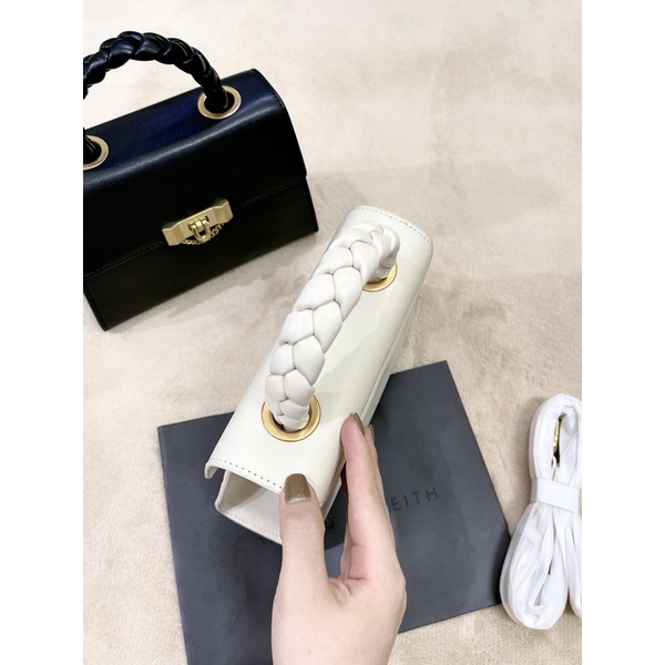 Túi cê ka quai xoắn size 22 da trơn chuẩn xuất sịn qc 0840#