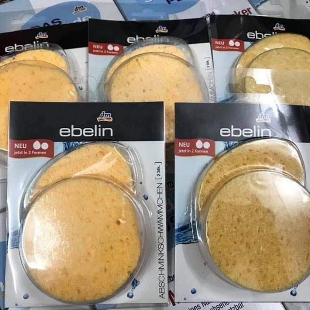 Miếng rửa mặt bọt biển Ebelin đức | BigBuy360 - bigbuy360.vn