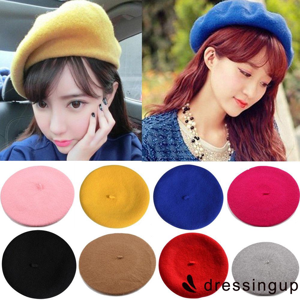 Nón Beret Phong Cách Vintage Thời Trang Cho Nữ
