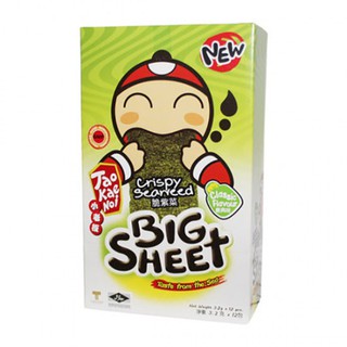 【Hàng Thái】 Snack rong biển thái lan Big Sheet Taokaenoi vị truyền thống 4g x 1 thùng
